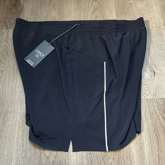 VRST Men's 7” Accelerate Run Shorts w Liner- Dark Ardosia Slate - 2XL -NWT - Picture 6 of 11